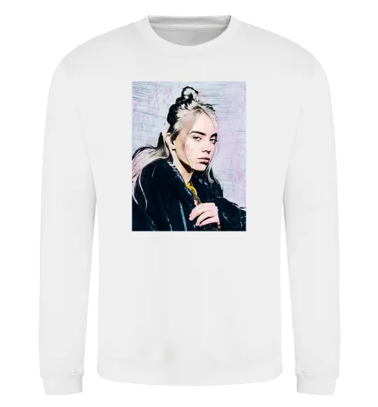 Свитшот Billie Eilish photo Белый фото