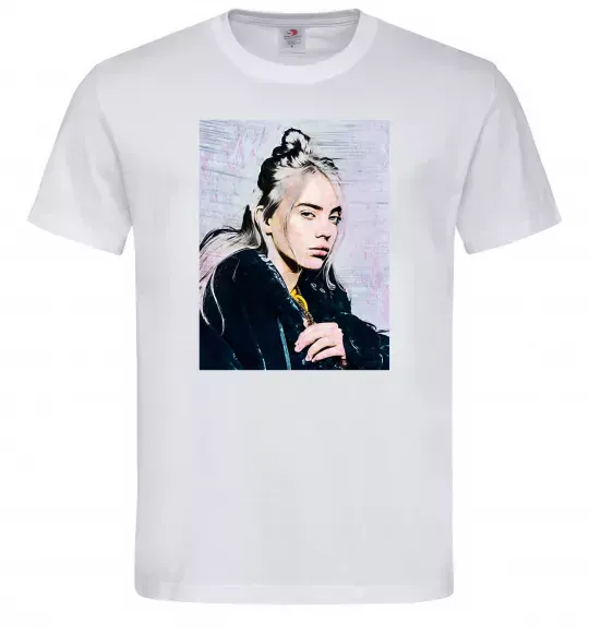 Мужская футболка Billie Eilish photo Белый фото
