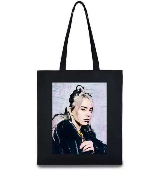 Еко-сумка Billie Eilish photo Чорний фото