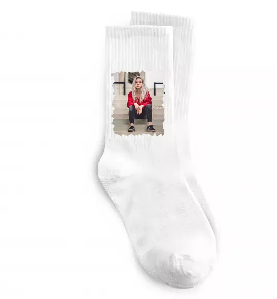 Шкарпетки Billie Білий фото