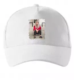 Кепка Green Billie Eilish Белый фото Кепка Green Billie Eilish Белый фото