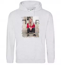 Женская толстовка (худи) Green Billie Eilish Черный фото