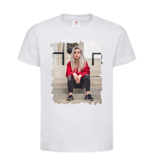 Дитяча футболка Billie Білий фото