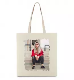 Эко-сумка Green Billie Eilish Черный фото