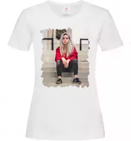 Женская футболка Billie Белый фото