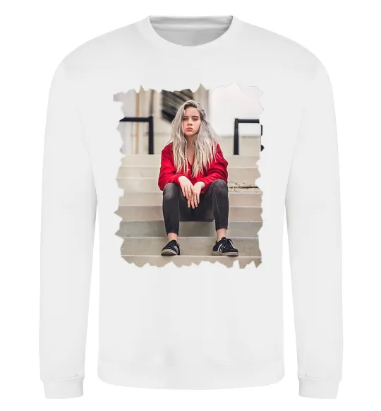 Свитшот Billie Белый фото