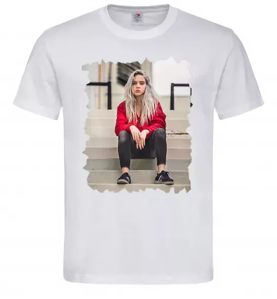 Мужская футболка Billie Белый фото