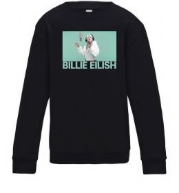 Детский Свитшот Billie Eilish blue Детский Свитшот Billie Eilish blue