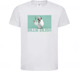 Детская футболка Billie чорно-білий Белый фото