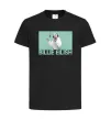 Детская футболка Billie Eilish blue Черный фото
