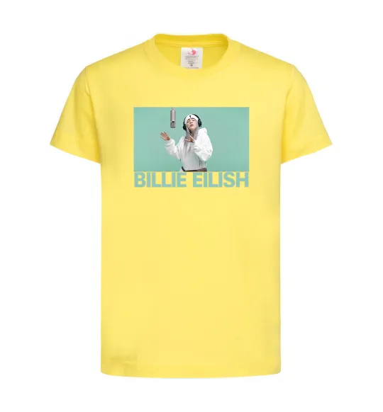 Детская футболка Billie Eilish blue Лимонный фото