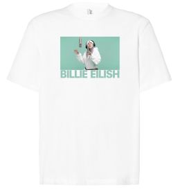 Футболка Оверсайз Billie Eilish blue