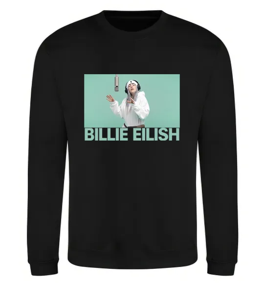 Свитшот Billie Eilish blue Черный фото