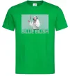 Чоловіча футболка Billie Eilish blue Зелений Чоловіча футболка Billie Eilish blue Зелений фото