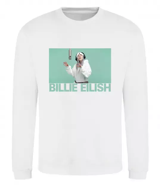 Світшот Billie Eilish blue Білий фото