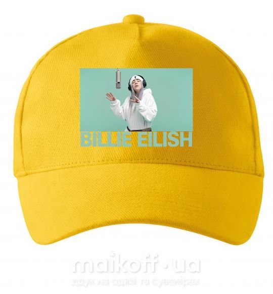 Кепка Billie Eilish blue Сонячно жовтий фото