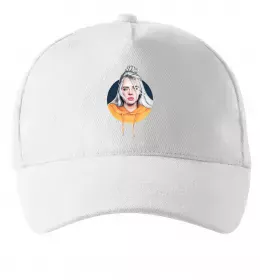 Кепка Green Billie Eilish Белый фото Кепка Green Billie Eilish Белый фото