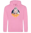 Чоловіча толстовка (худі) Billie Eilish in a circle Рожевий фото