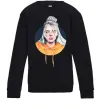 Детский Свитшот Billie Eilish in a circle Черный фото
