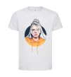 Дитяча футболка Billie Eilish in a circle Білий фото