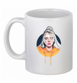 Чашка керамическая Billie Eilish in a circle