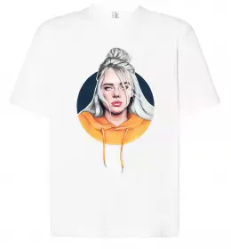 Футболка Оверсайз Billie Eilish red Черный фото