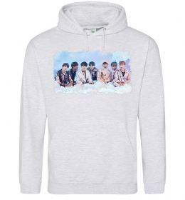 Жіноча толстовка (худі) BTS в хмарах Жіноча толстовка (худі) BTS в хмарах