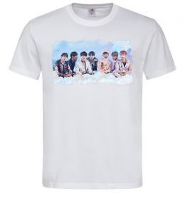 Мужская футболка BTS в хмарах