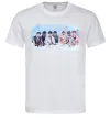 Мужская футболка BTS в хмарах Белый фото