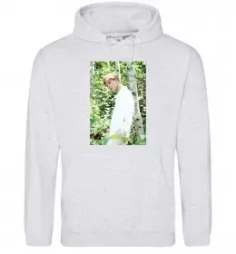 Мужская толстовка (худи) BTS метелики Черный фото