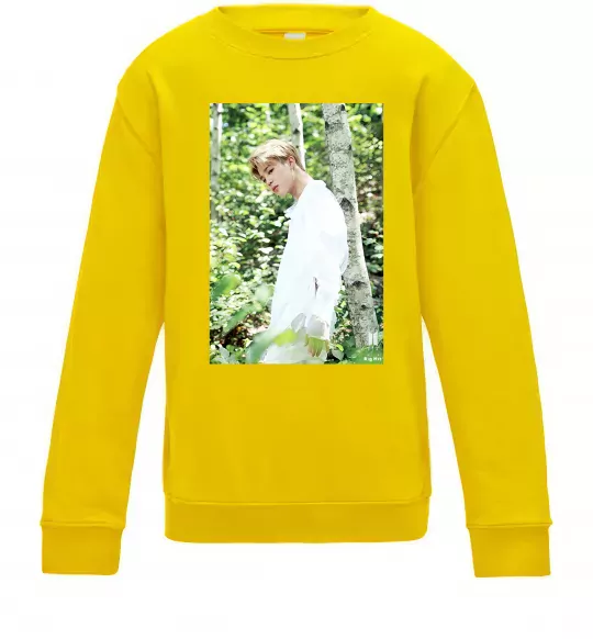 Детский Свитшот BTS Jimin Солнечно желтый фото