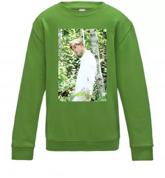 Детский Свитшот BTS Jimin Лаймовый фото