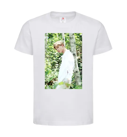 Дитяча футболка BTS Jimin Білий фото