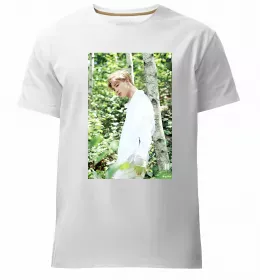 Мужская премиум футболка Photoshoot bts J-Hope Белый фото