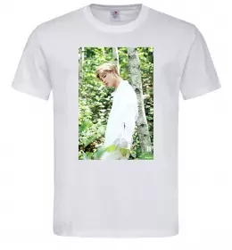 Мужская футболка BTS Jimin Белый фото