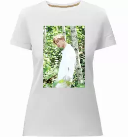 Жіноча преміум футболка Photoshoot bts J-Hope Білий фото