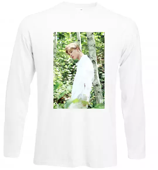 Лонгслів BTS Jimin Білий фото