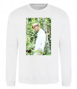 Свитшот BTS photo Белый фото