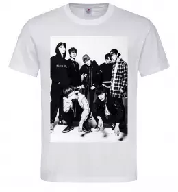 Мужская футболка Bangtan Boys black Белый фото