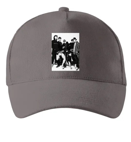 Кепка Bangtan Boys black Сірий фото