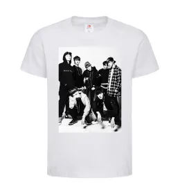 Дитяча футболка Bangtan Boys black Білий фото