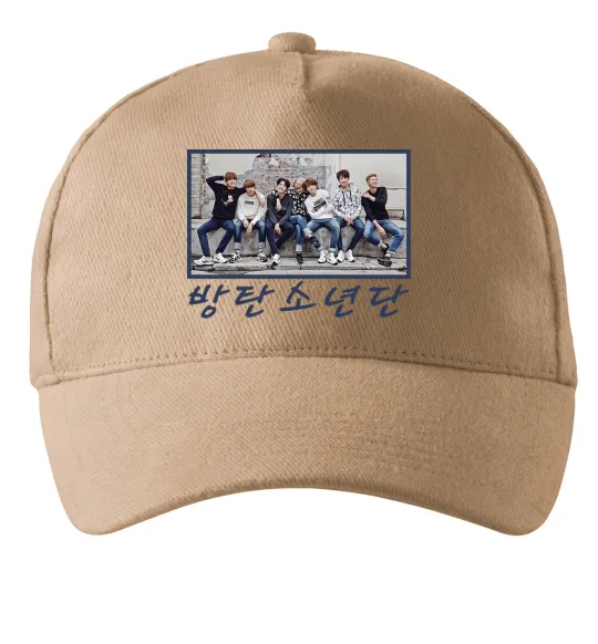 Кепка Bangtan sonyeondan Песочный фото