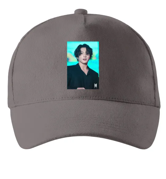 Кепка Jongkook long hair Сірий фото