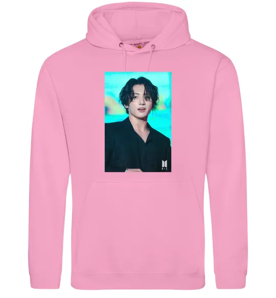 Чоловіча толстовка (худі) Jongkook long hair Рожевий фото