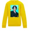 Детский Свитшот Jongkook long hair Солнечно желтый фото