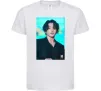 Дитяча футболка Jongkook long hair Білий фото