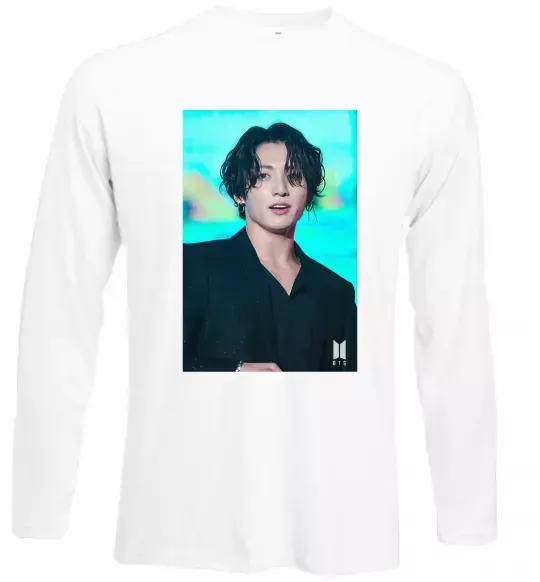 Лонгслів Jongkook long hair Білий фото