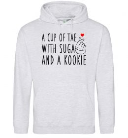 Женская толстовка (худи) A cup of Tae with Suga and a Kookie Женская толстовка (худи) A cup of Tae with Suga and a Kookie