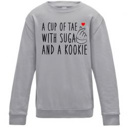 Дитячий світшот A cup of Tae with Suga and a Kookie