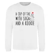 Свитшот A cup of Tae with Suga and a Kookie Белый Свитшот A cup of Tae with Suga and a Kookie Белый фото